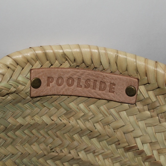 POOLSIDE ALWAY VACCAY SHORT HANDLE STRAW BEACH BAG - Picture 7 of 8